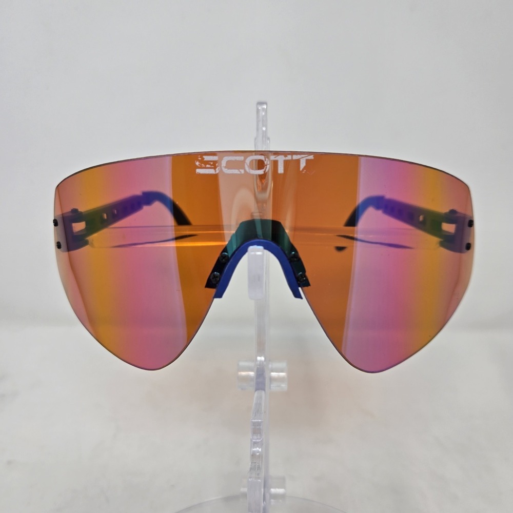 Vintage Scott Sunglasses Sport Shield Blue 80s 90s